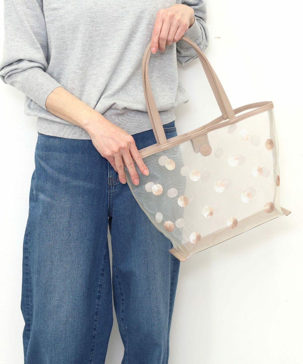 【COO SPECIAL WEEK】SMILEY Dot 亮片刺繡手提袋